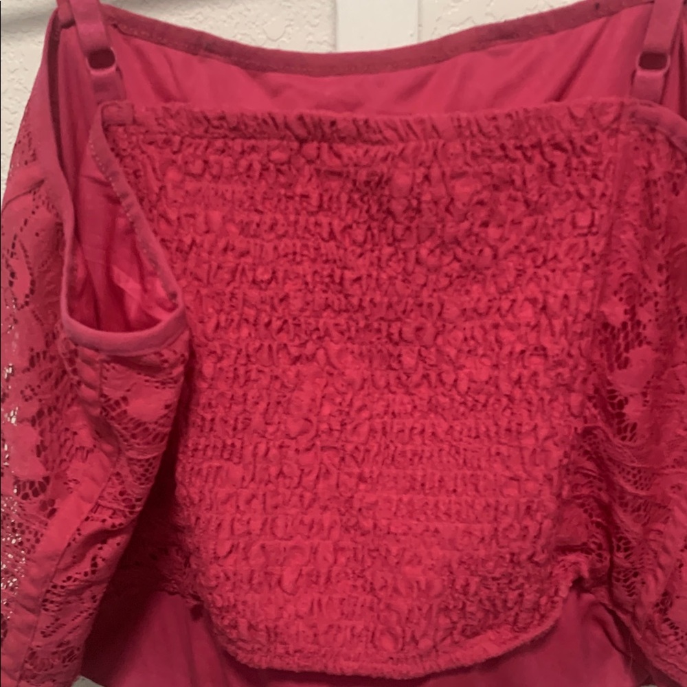 Torrid Pink Lace Corset Top Size 3X - Picture 5 of 10